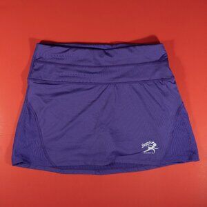 Jiggy Skirts Women’s Activewear Color Purple Athletic Skort Mesh Pull-On NWOT